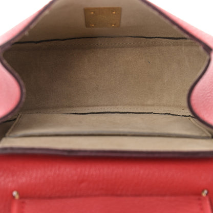 Chloe Grained Lambskin Drew Shoulder Bag Plaid Red 5 of 10