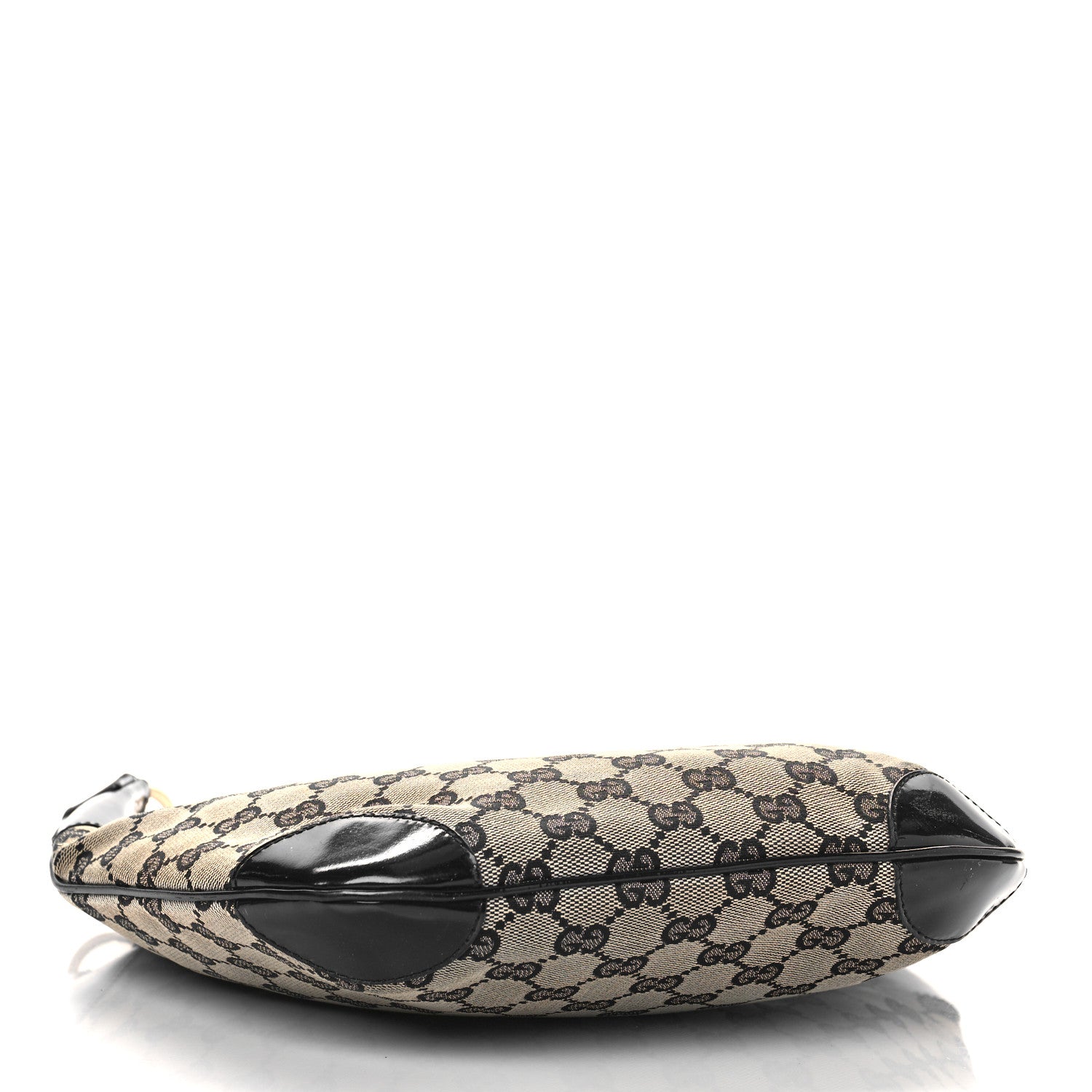 Gucci Monogram Patent Small Hobo Black 4 of 9
