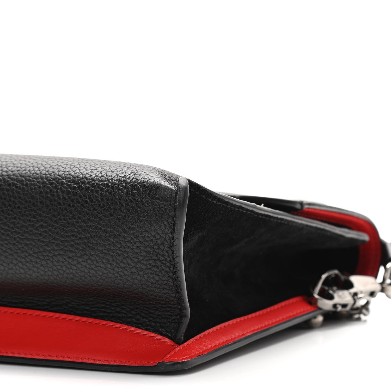 Christian Louboutin Calfskin Boudoir Shoulder Bag Black 6 of 12