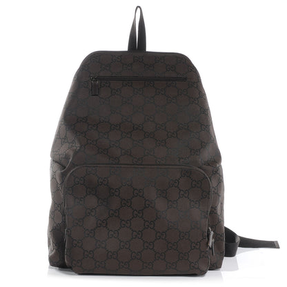 Gucci Nylon Monogram Day Backpack Brown 1 of 7