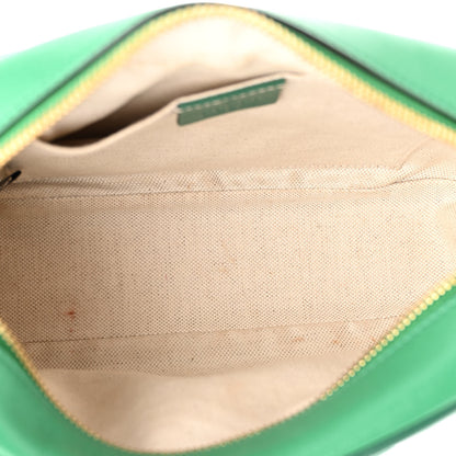 Gucci Azalea Calfskin Enamel Matelasse Diagonal Small Torchon GG Marmont Chain Shoulder Bag New Shamarock Emerald 5 of 10