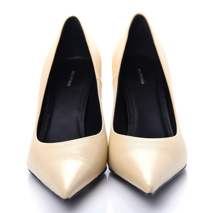 Balenciaga Nappa Square Knife 80mm Pumps 37.5 Beige 5 of 11