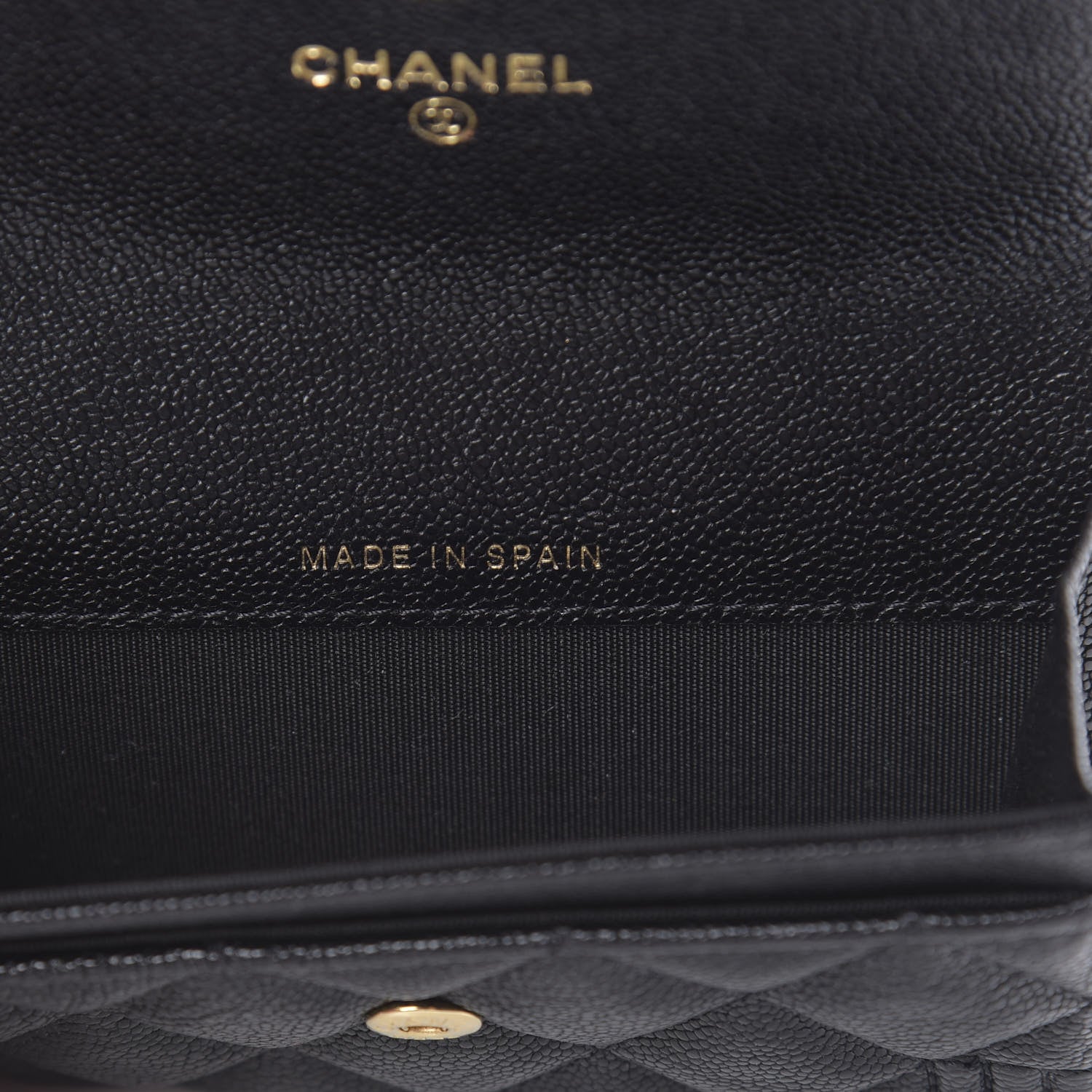 Chanel Caviar Quilted Boy Flap Card Holder Black 7 of 9