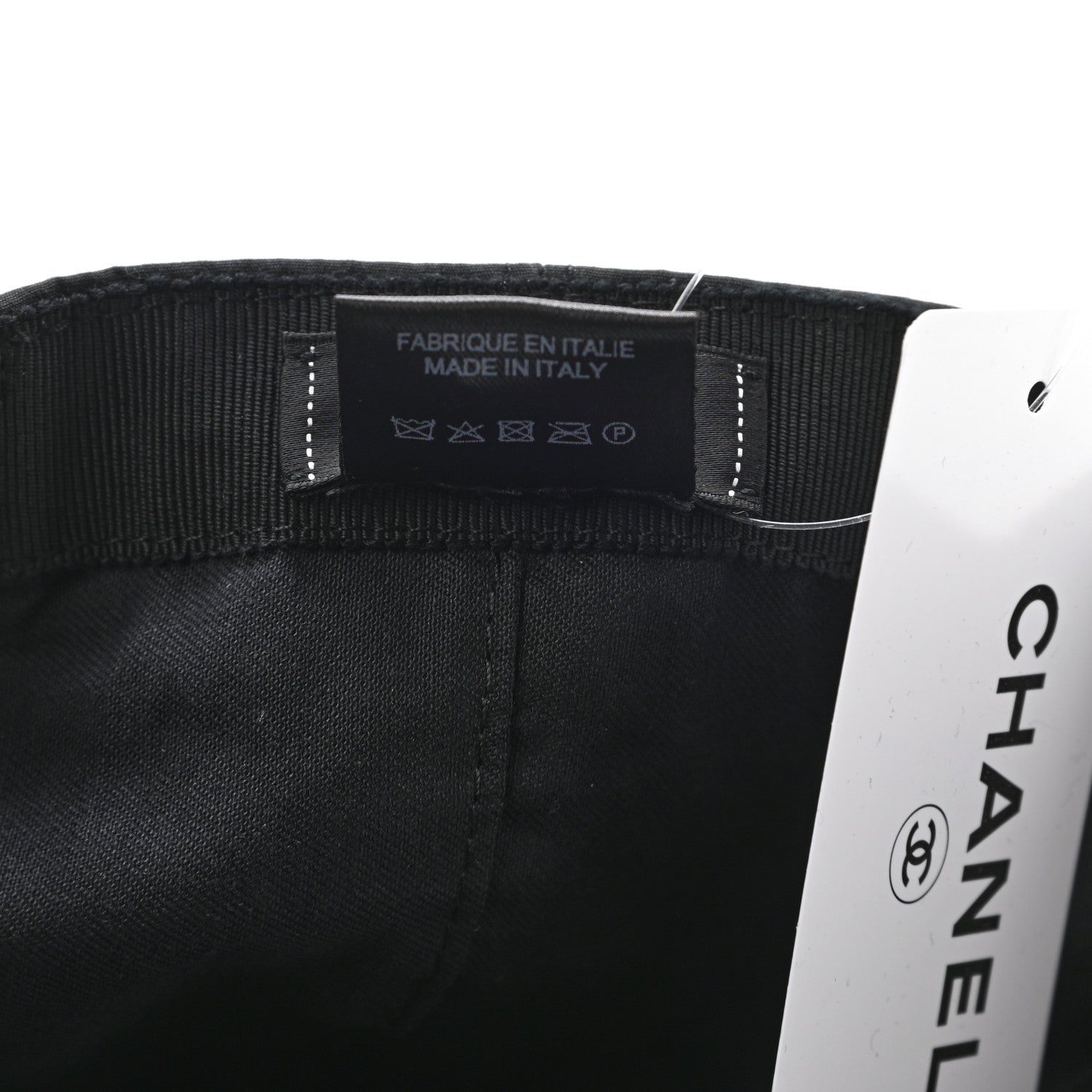 Chanel Cotton CC Cap Hat Black 9 of 9