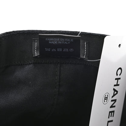 Chanel Cotton CC Cap Hat Black 9 of 9