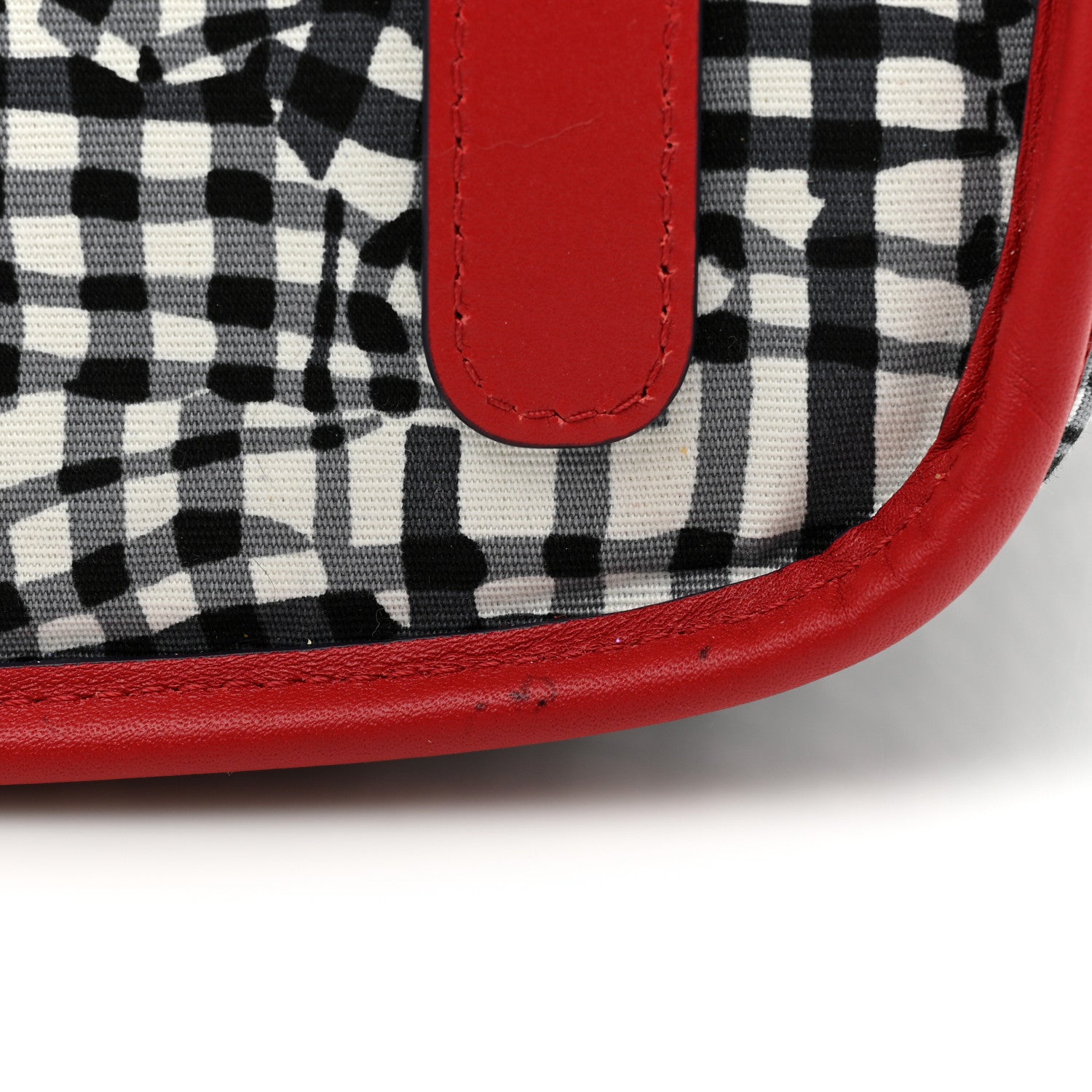 MCM Visetos Large Liz Reversible Shopper Tote Ruby Red 17 of 18