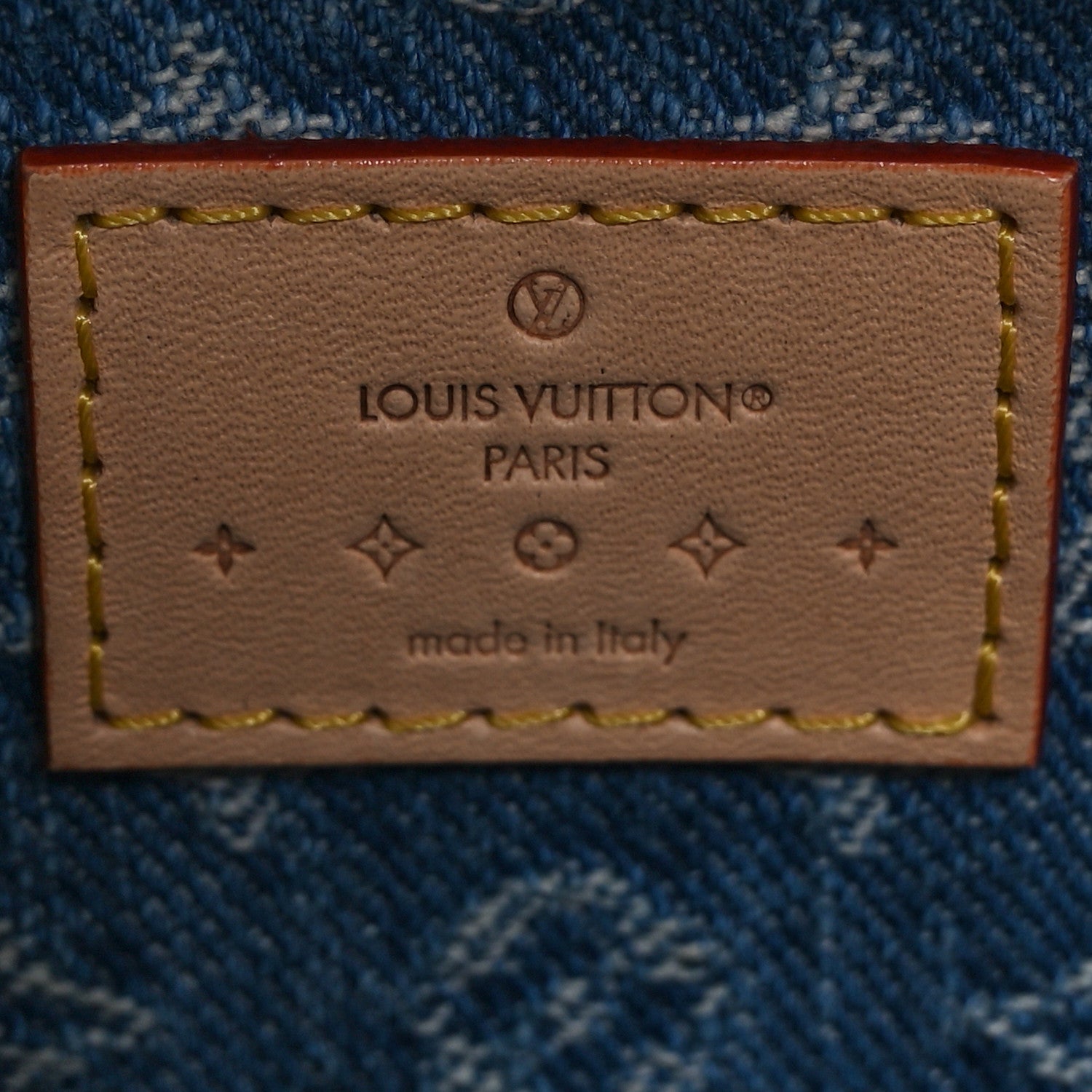 Louis Vuitton Monogram Denim High Rise Bumbag Blue 6 of 10