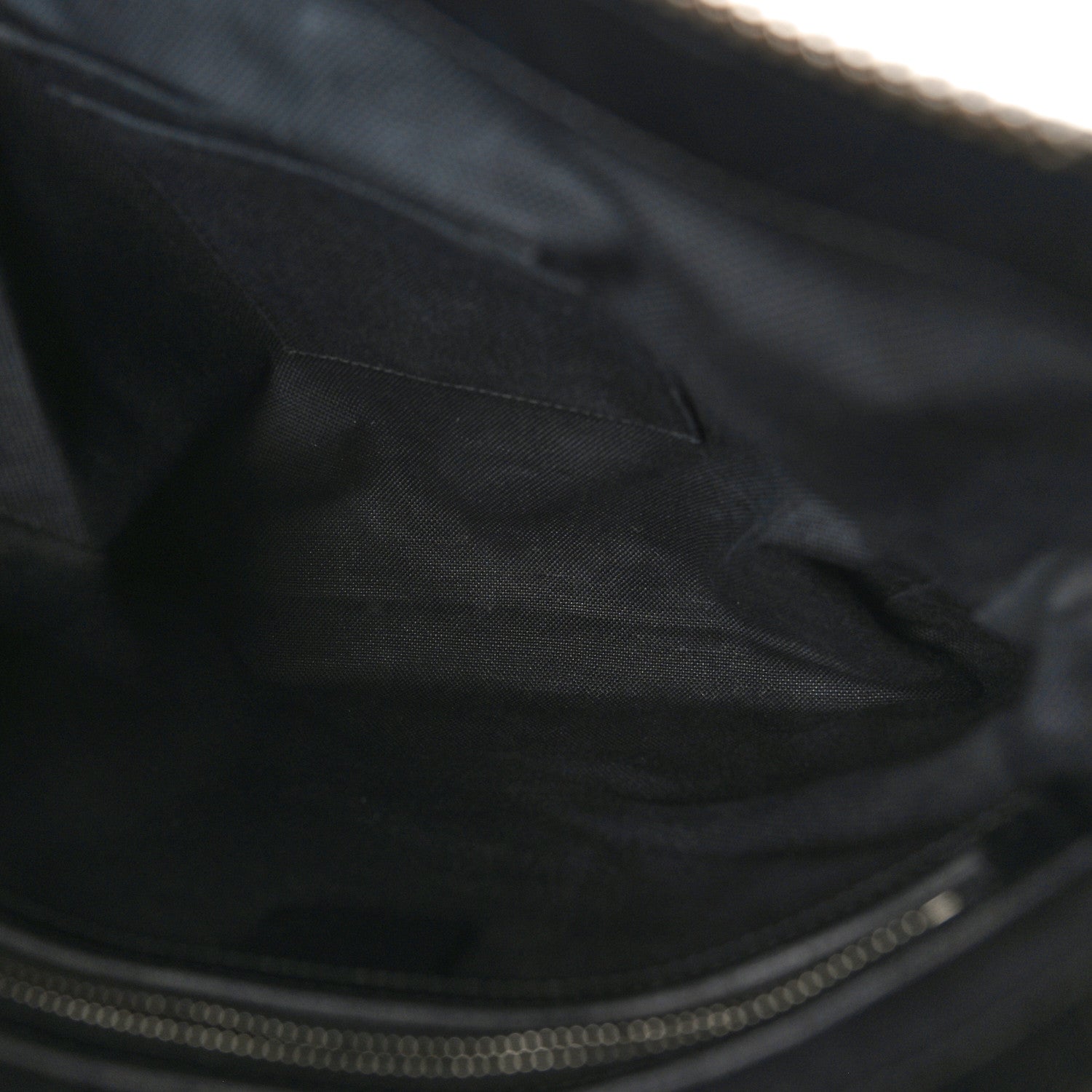 Gucci GG Supreme Monogram Appia Calfskin Web Flat Messenger Bag Black Grey 5 of 10