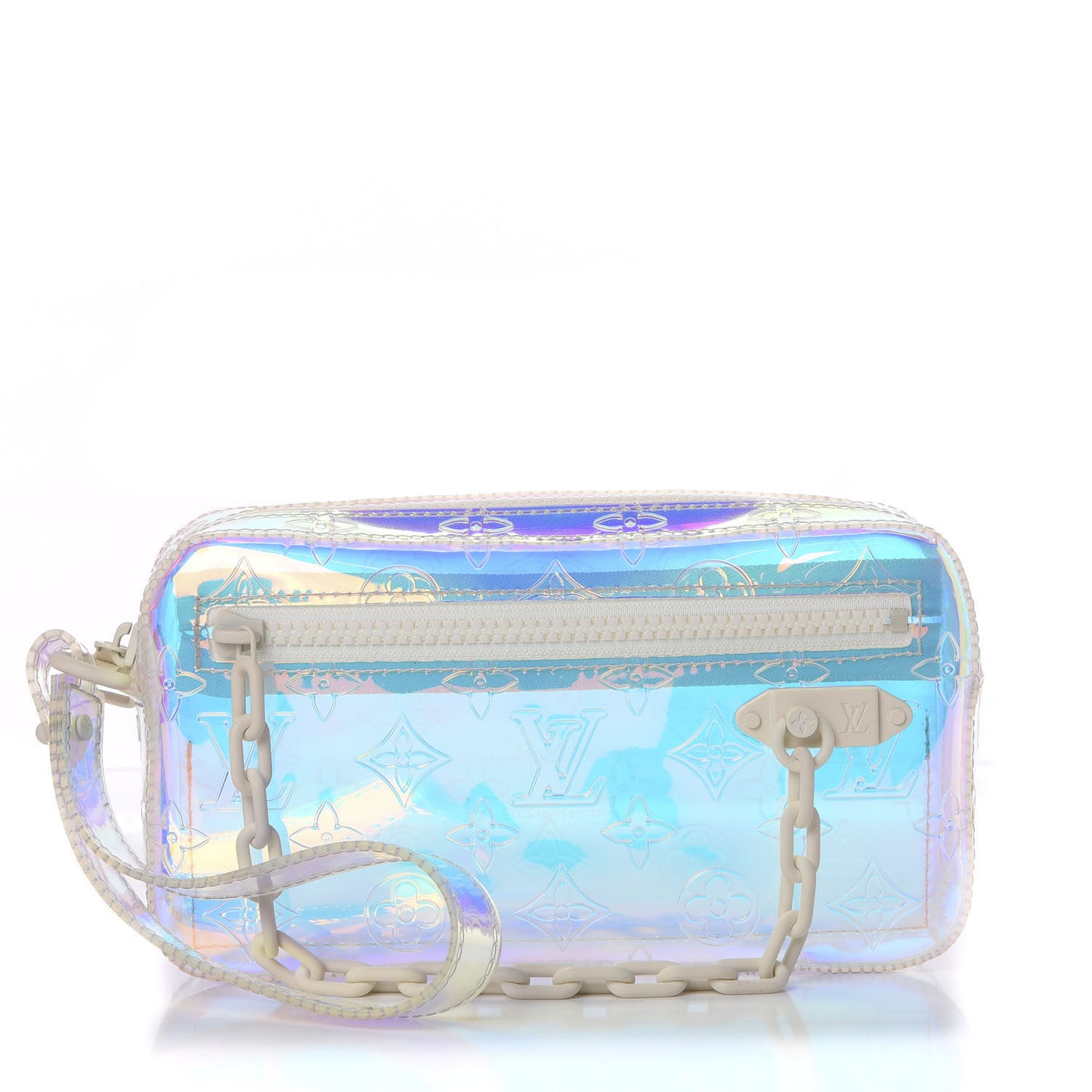 PVC Monogram Pochette Volga Iridescent Prism