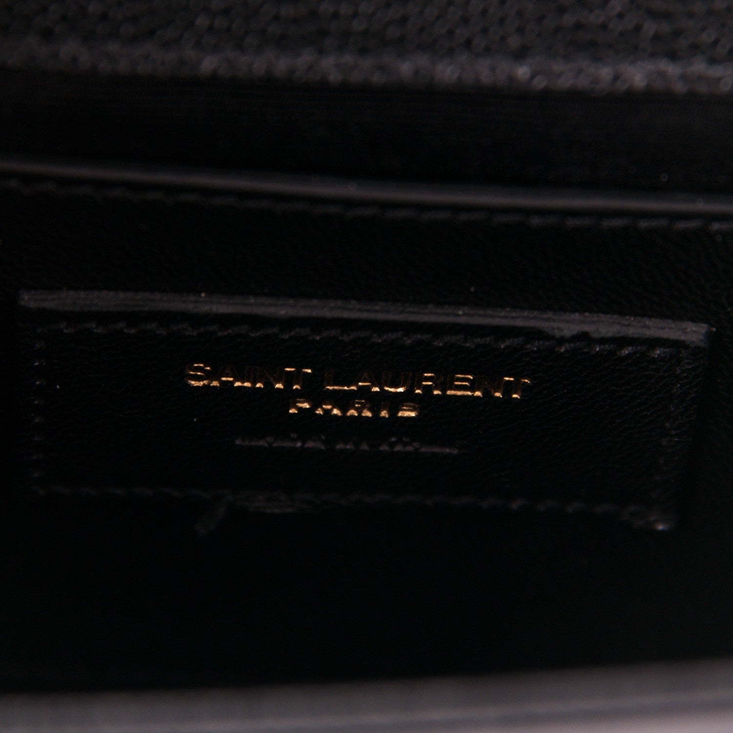 Saint Laurent Grain De Poudre Small Monogram Kate Satchel Black 7 of 7