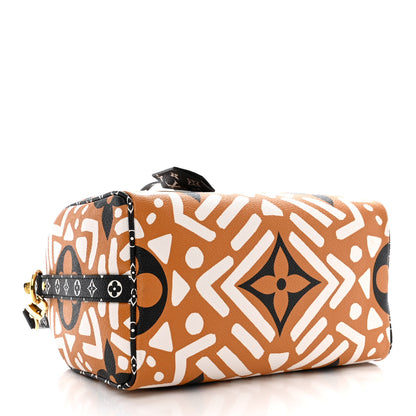 Louis Vuitton Monogram Giant Crafty Speedy Bandouliere 25 Creme Caramel 4 of 9