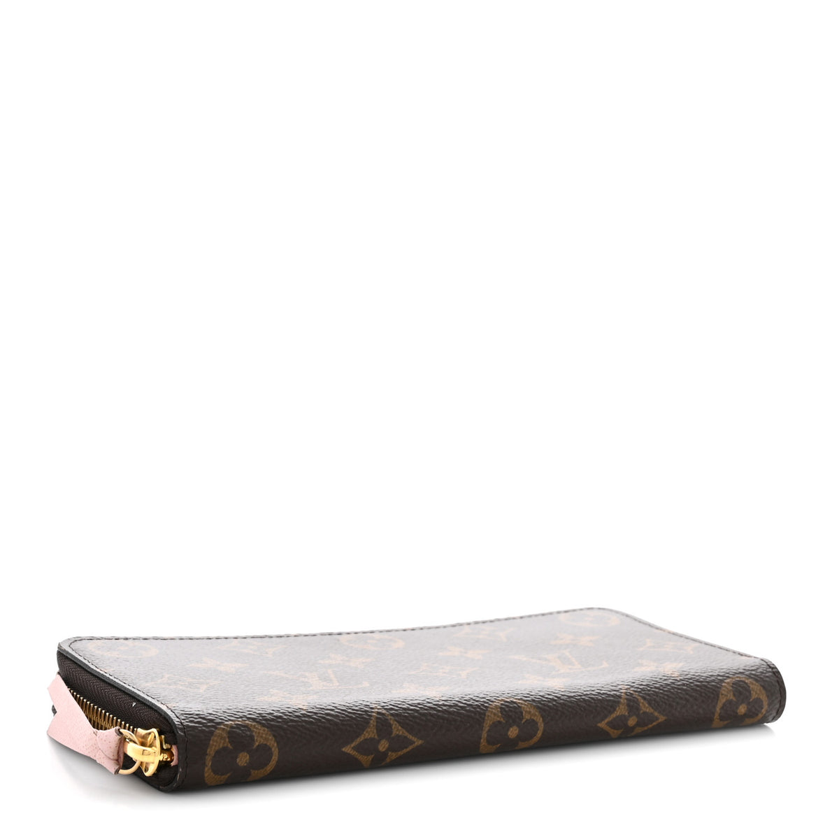 Monogram Clemence Wallet Rose Ballerine
