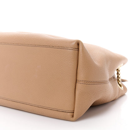 Gucci Pebbled Calfskin Medium Soho Chain Shoulder Bag Camelia 12 of 16