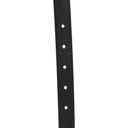 Gucci Calfskin Double G 20mm Belt 80 32 Black 3 of 5