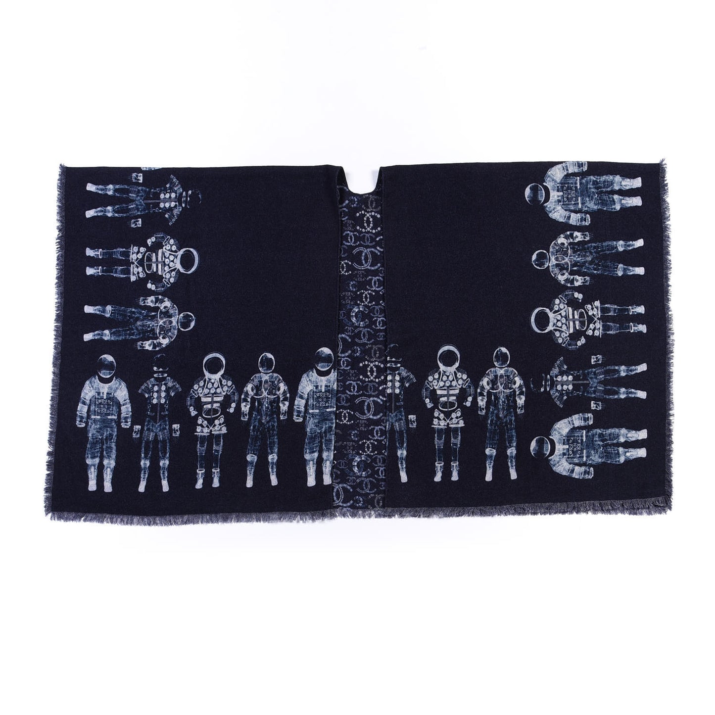 Cashmere Astronaut CC Shawl Navy