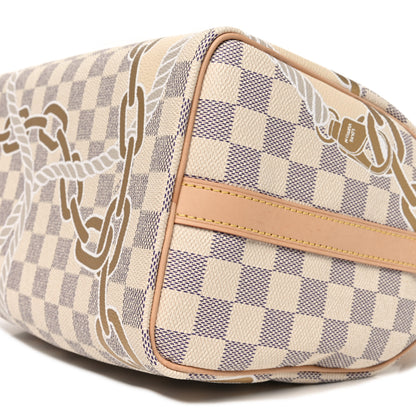 Louis Vuitton Damier Azur Nautical Speedy Bandouliere 25 9 of 9