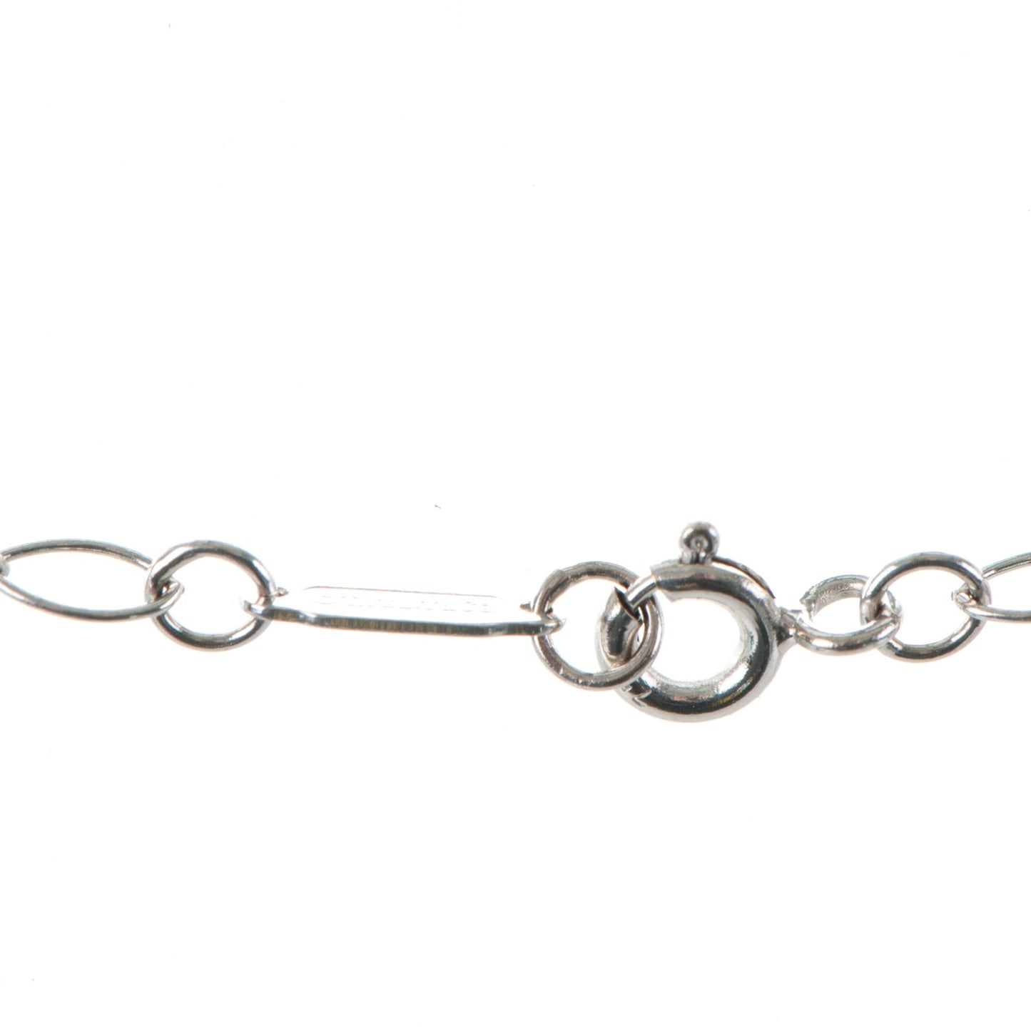 18K White Gold Diamond Crown Key Pendant Necklace