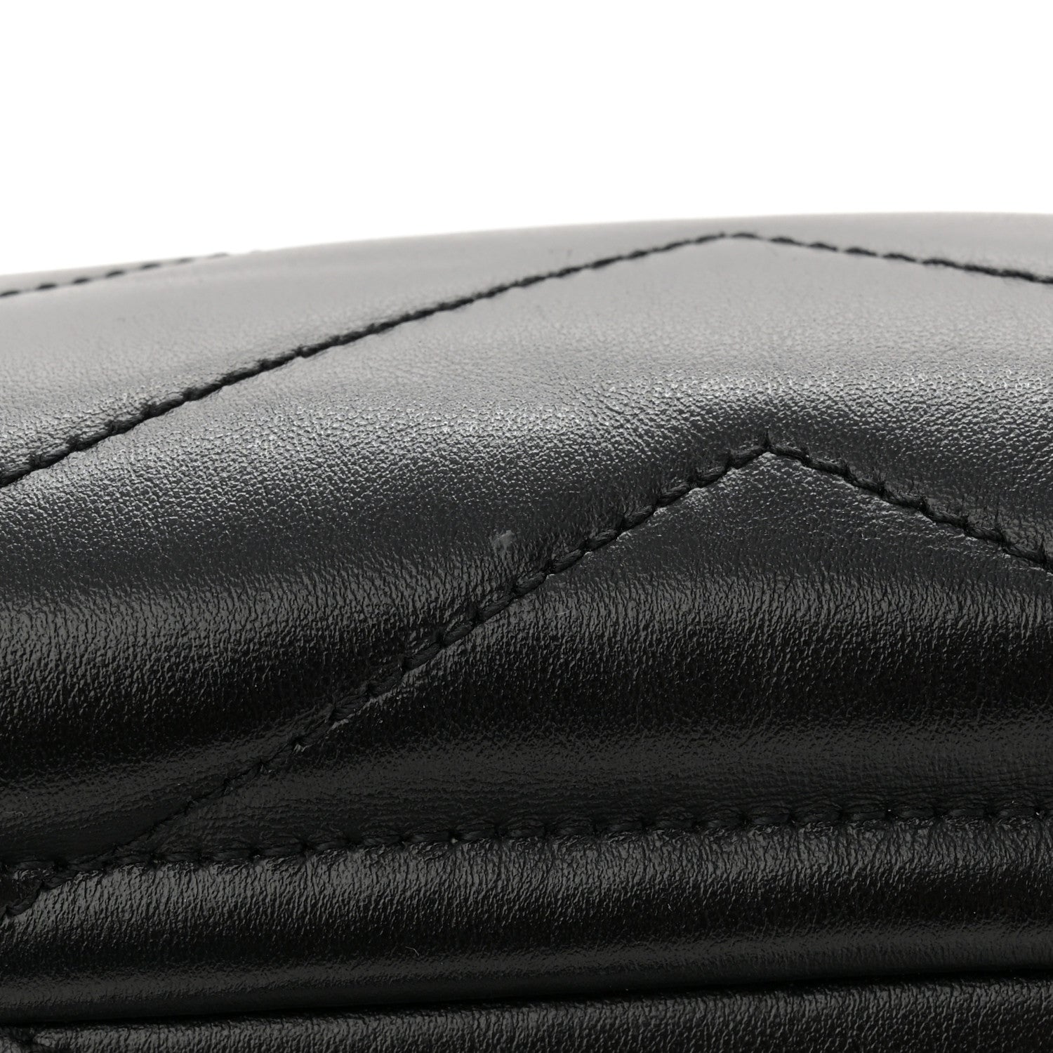 Saint Laurent Calfskin Y Quilted Monogram Toy Loulou Crossbody Bag Black 11 of 12