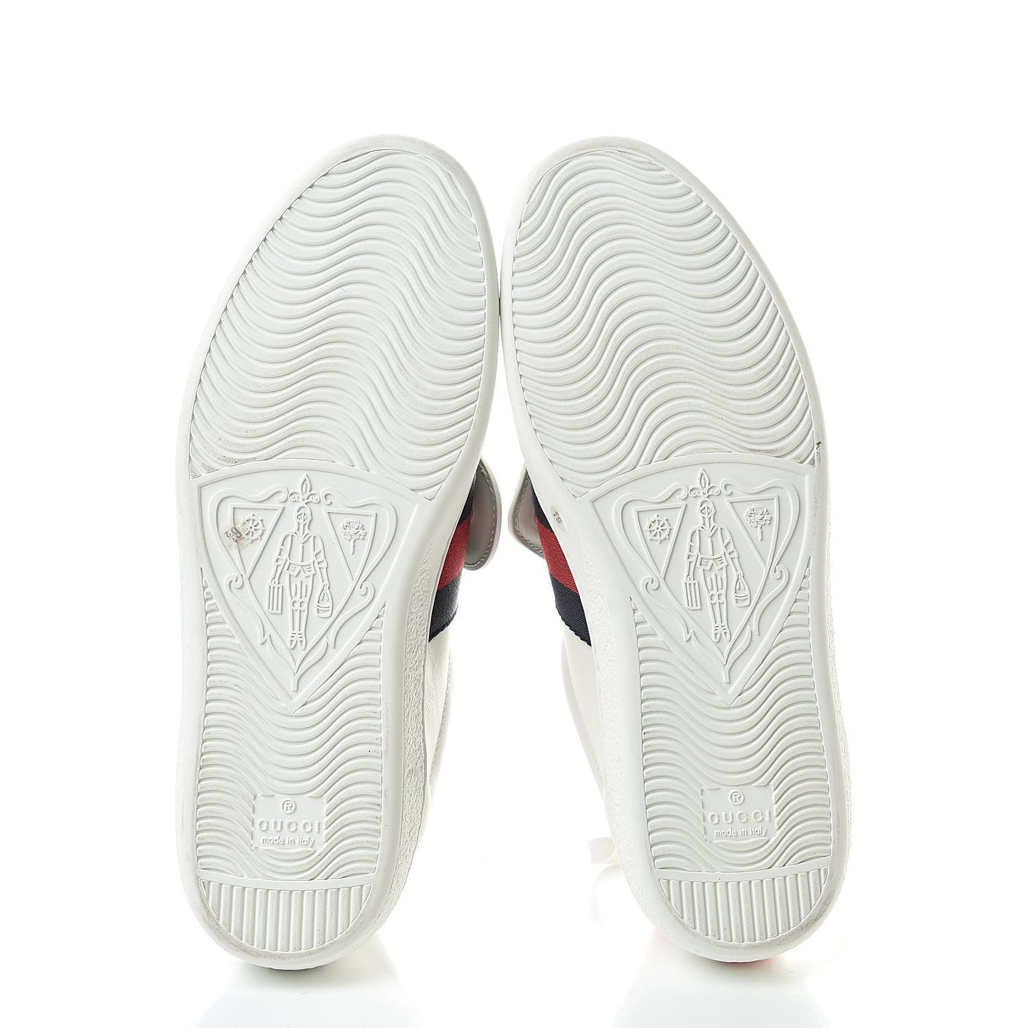 Calfskin Ayers Web Blind for Love Embroidered Mens Ace Sneakers 6.5 White