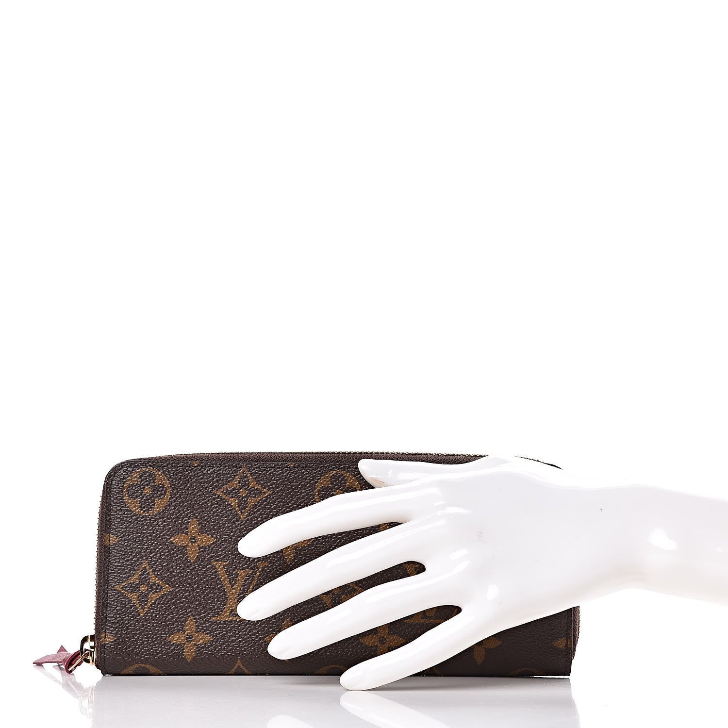 Louis Vuitton Monogram Clemence Wallet Fuchsia 2 of 7