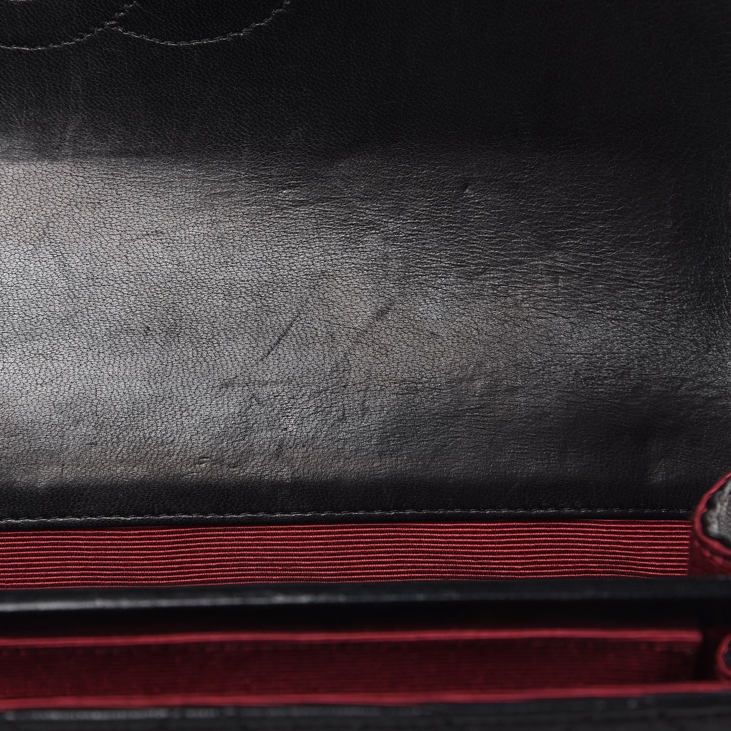 Lambskin Quilted Medium Single Flap Black