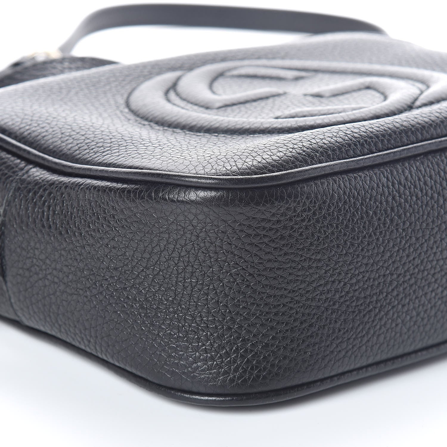 Gucci Pebbled Calfskin Small Soho Disco Bag Black 7 of 8