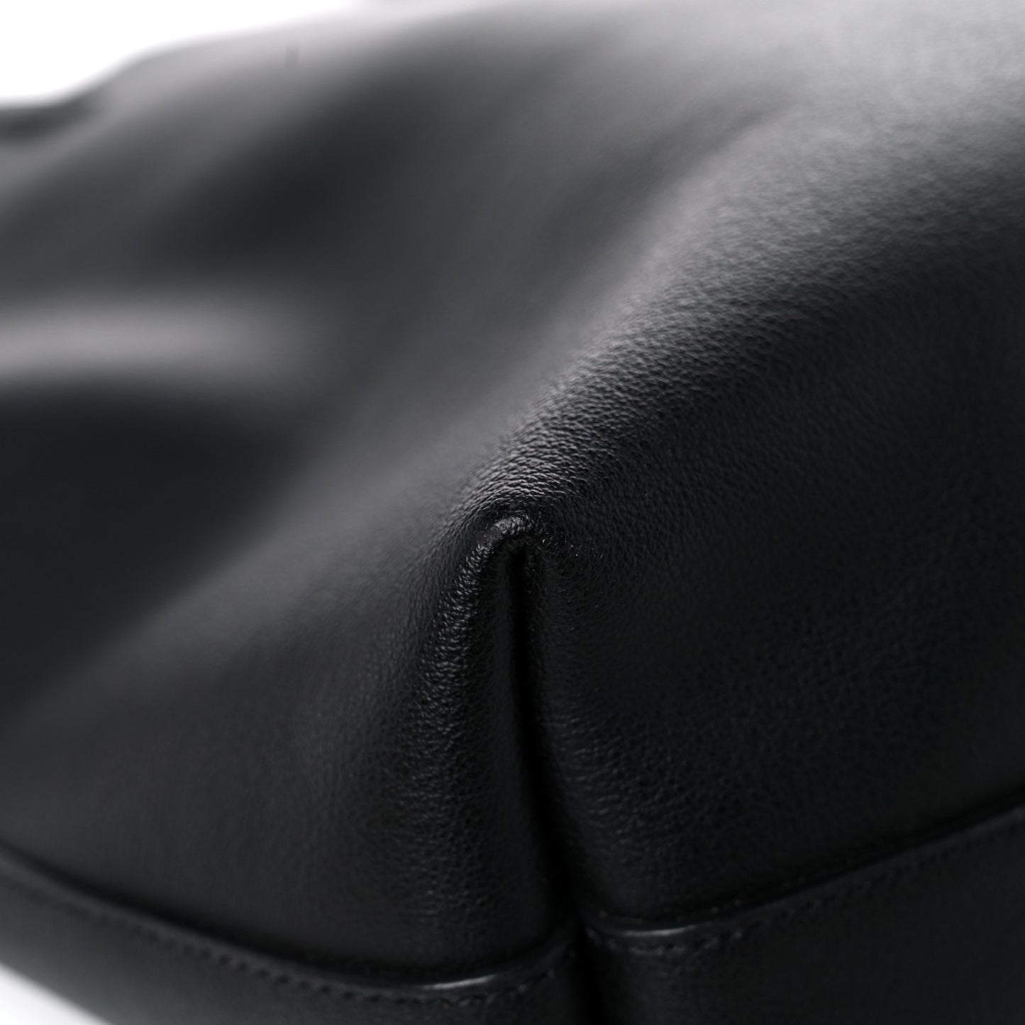 Calfskin Medium Shopping Tote Black