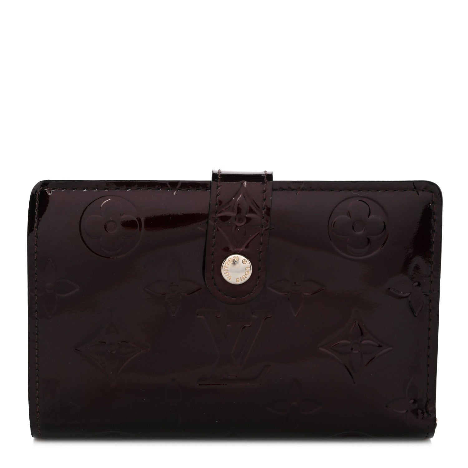Louis Vuitton Vernis French Purse Wallet Amarante 1 of 13