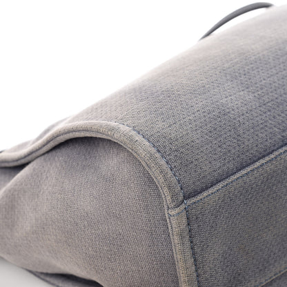 Chanel Canvas Small Deauville Tote Denim Blue 11 of 13