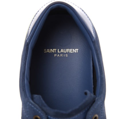 Saint Laurent Suede Mens Court Classic Sneakers 41 Denim 7 of 9