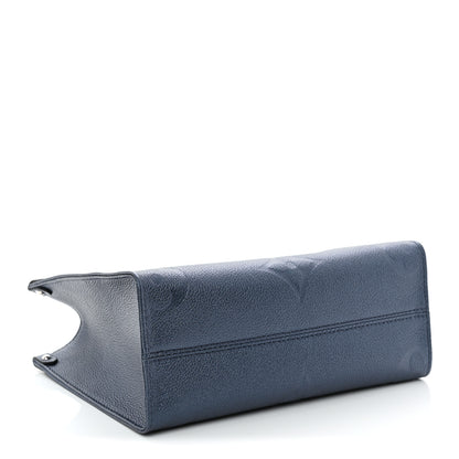 Louis Vuitton Metallic Empreinte Monogram Giant Onthego PM Navy Nacre 4 of 10