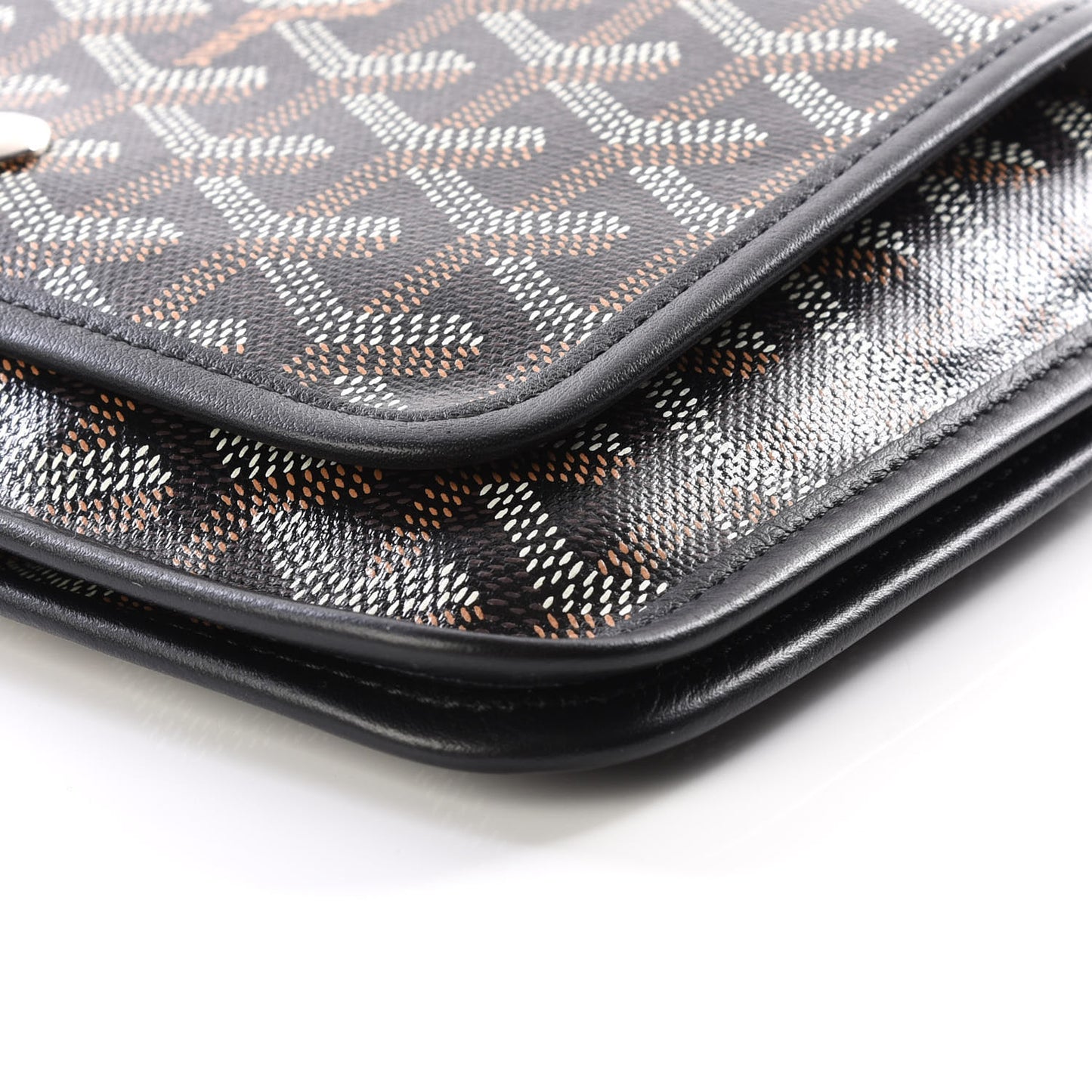Goyardine Plumet Wallet Clutch Black
