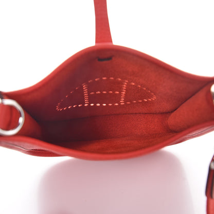 Hermes Taurillon Clemence Evelyne TPM Rouge Tomate 5 of 7