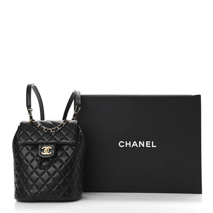 Chanel Lambskin Quilted Mini Urban Spirit Backpack Black 16 of 16