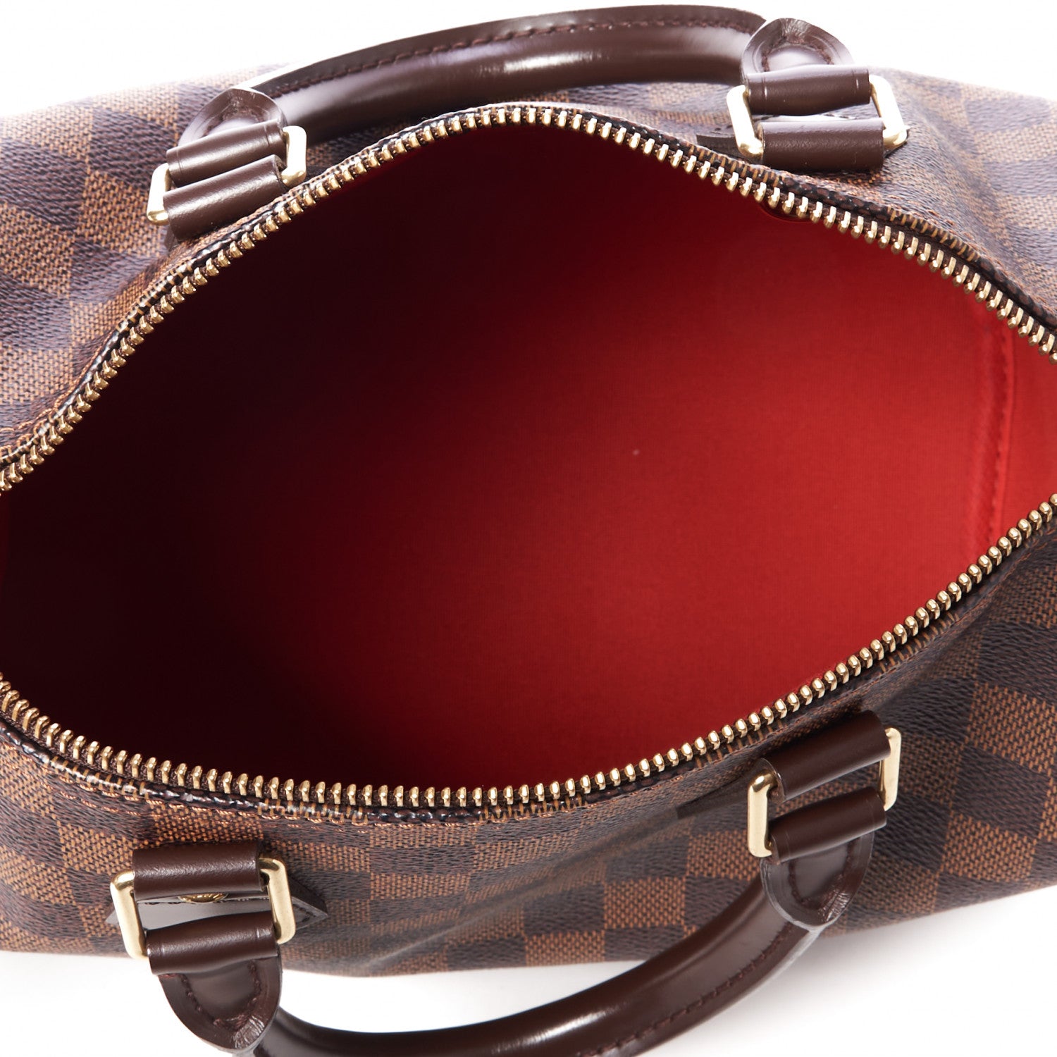 Louis Vuitton Damier Ebene Speedy 25 7 of 9