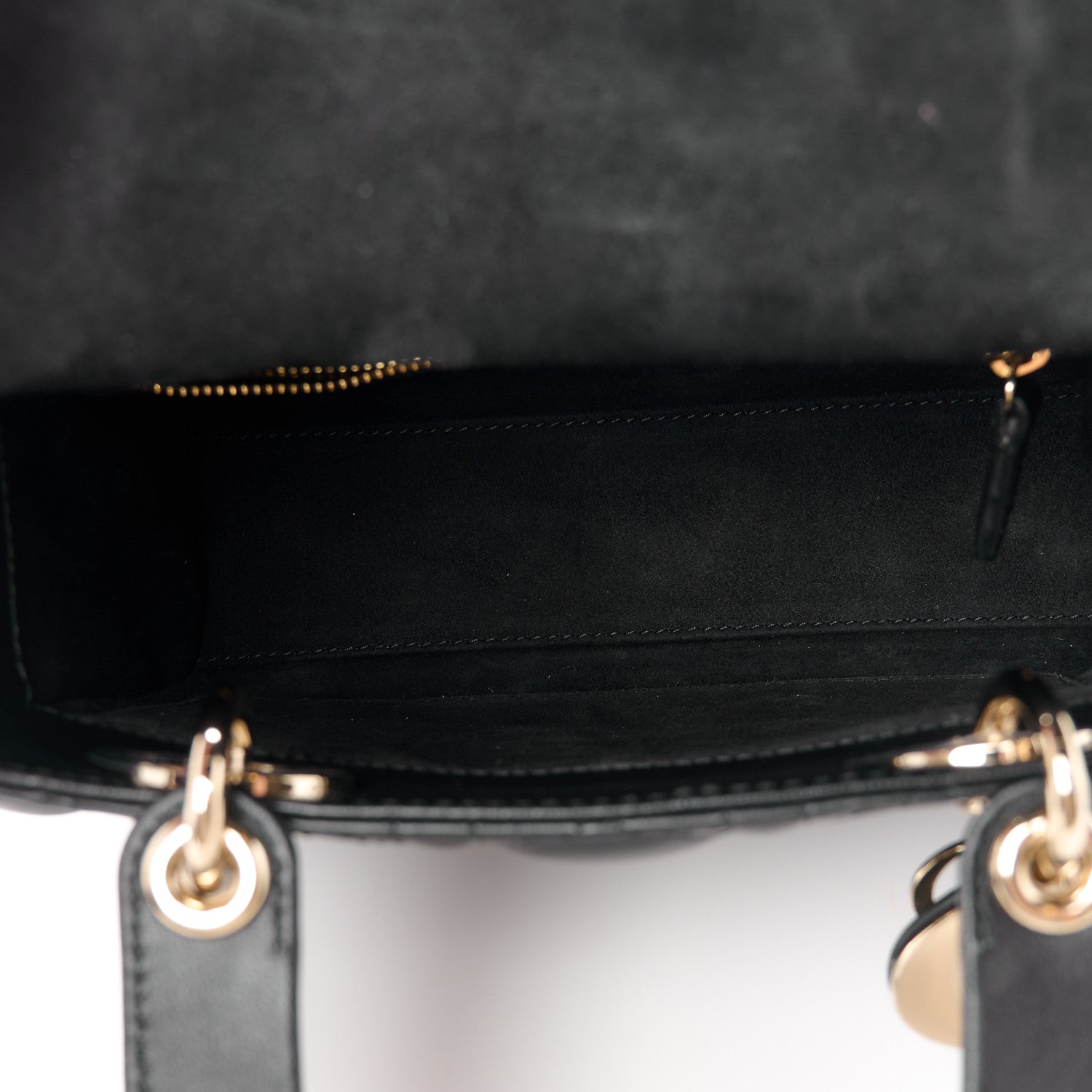 Christian Dior Lambskin Cannage Small My ABCDior Lady Dior Black 6 of 11