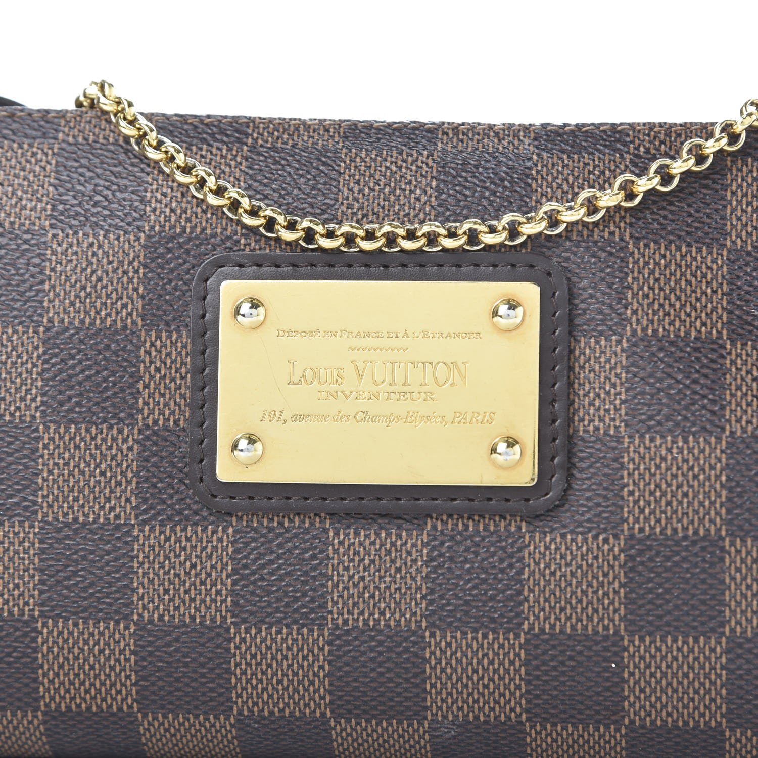 Louis Vuitton Damier Ebene Eva Clutch 8 of 8