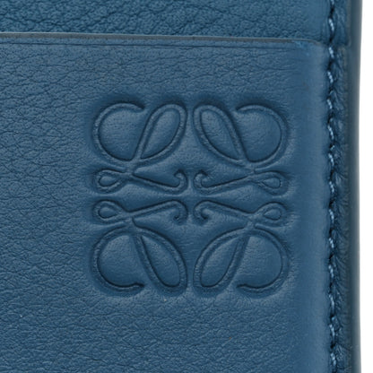Loewe X HOWL'S MOVING CASTLE Calfskin Turnip Head Card Holder Sea Blue 6 of 8