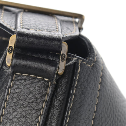Christian Dior Grained Calfskin Double Saddle Bag Black 12 of 12