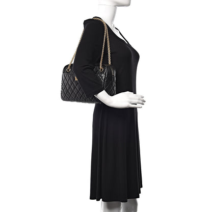 Chanel Aged Calfskin Quilted Medium Reissue Camera Case Black 1 of 11