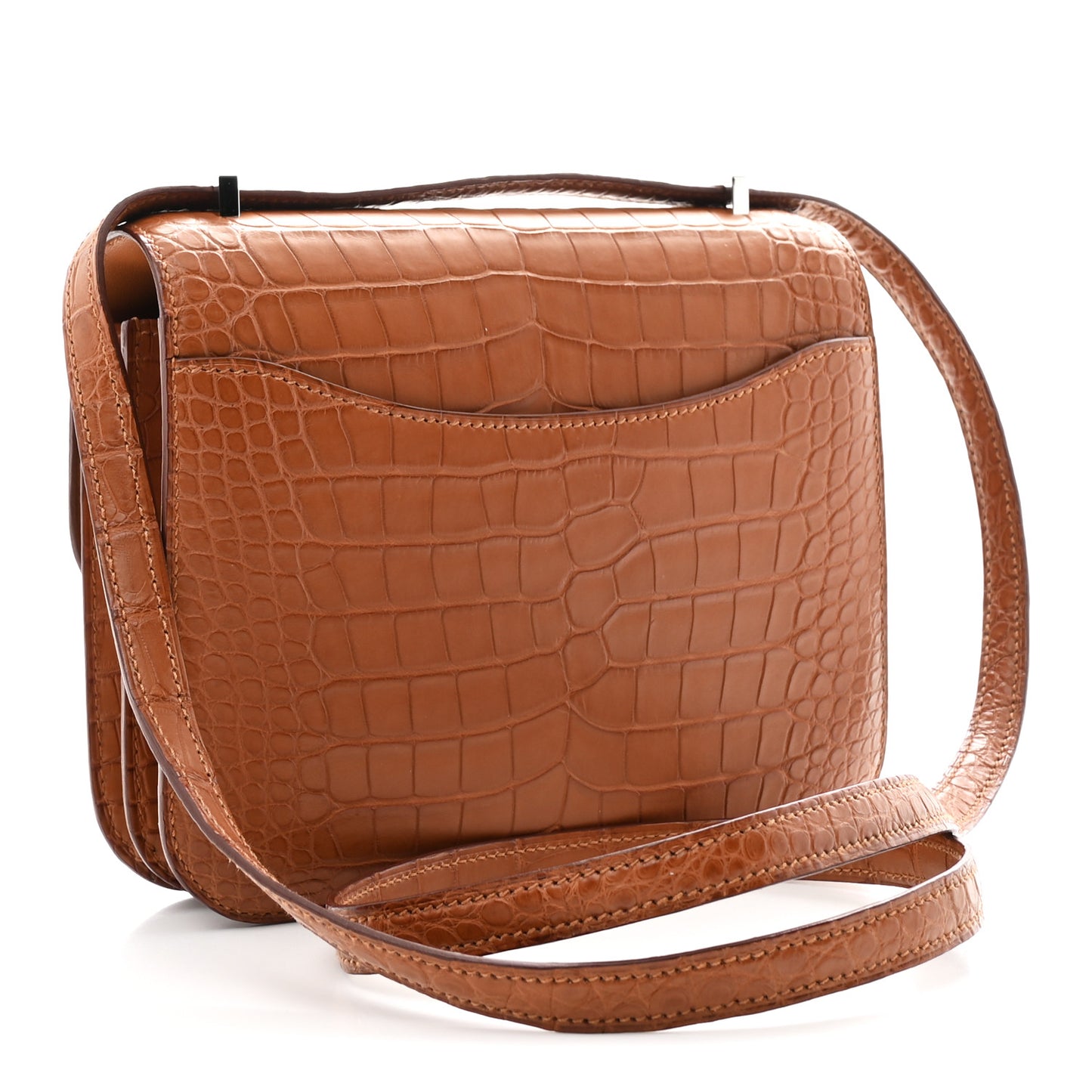 Matte Alligator Constance 18 Gold
