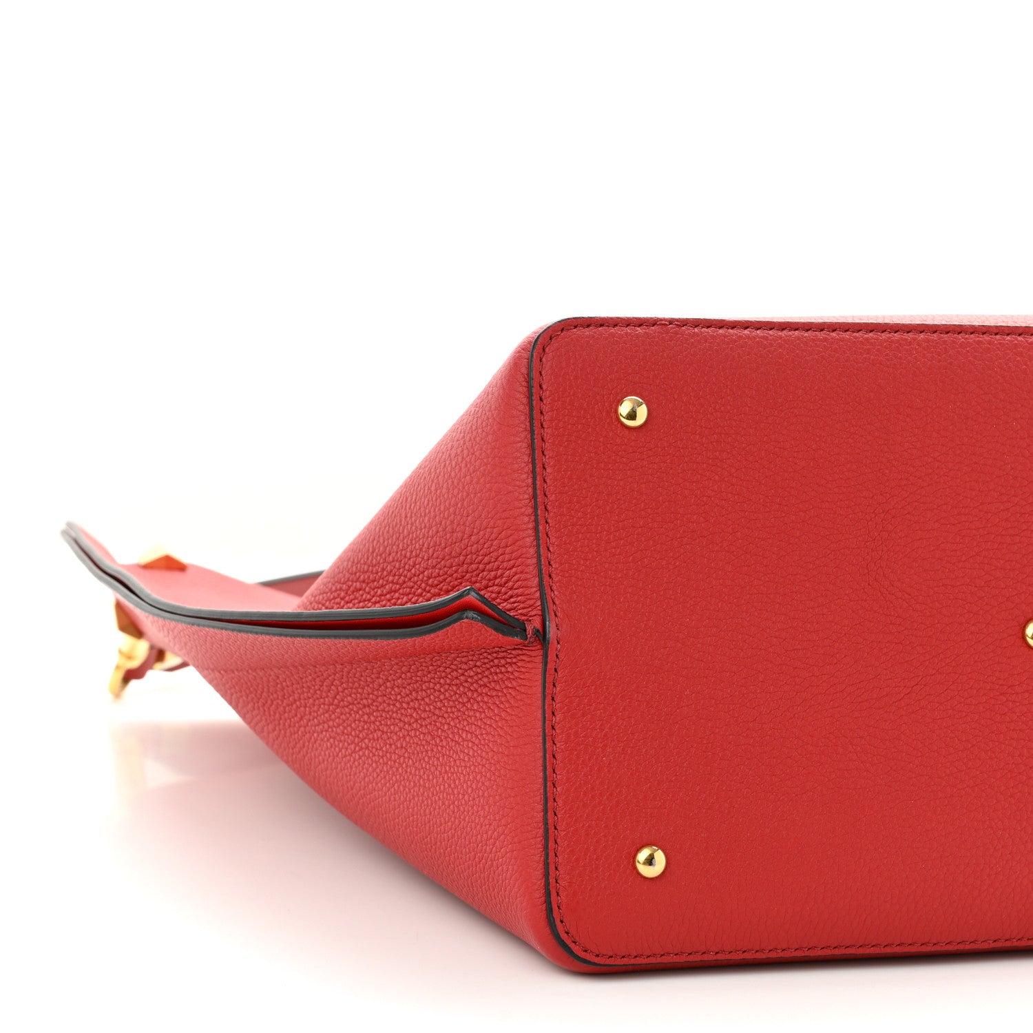 Valentino Garavani Grainy Calfskin VLogo Escape Hobo Bag Rosso Valentino 9 of 10