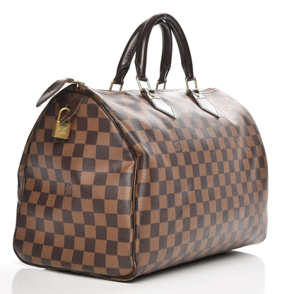 Louis Vuitton Damier Ebene Speedy 35 3 of 12