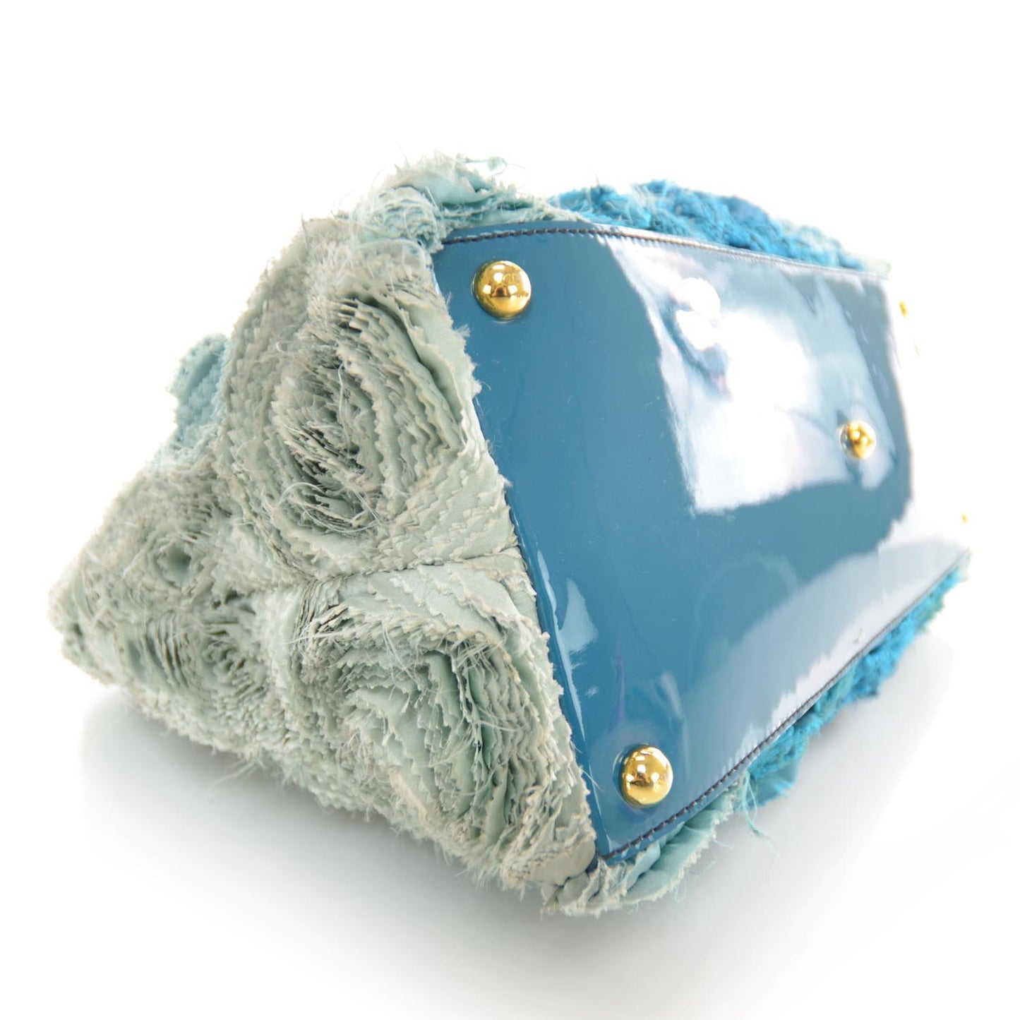 Silk Rosier Tote Blue