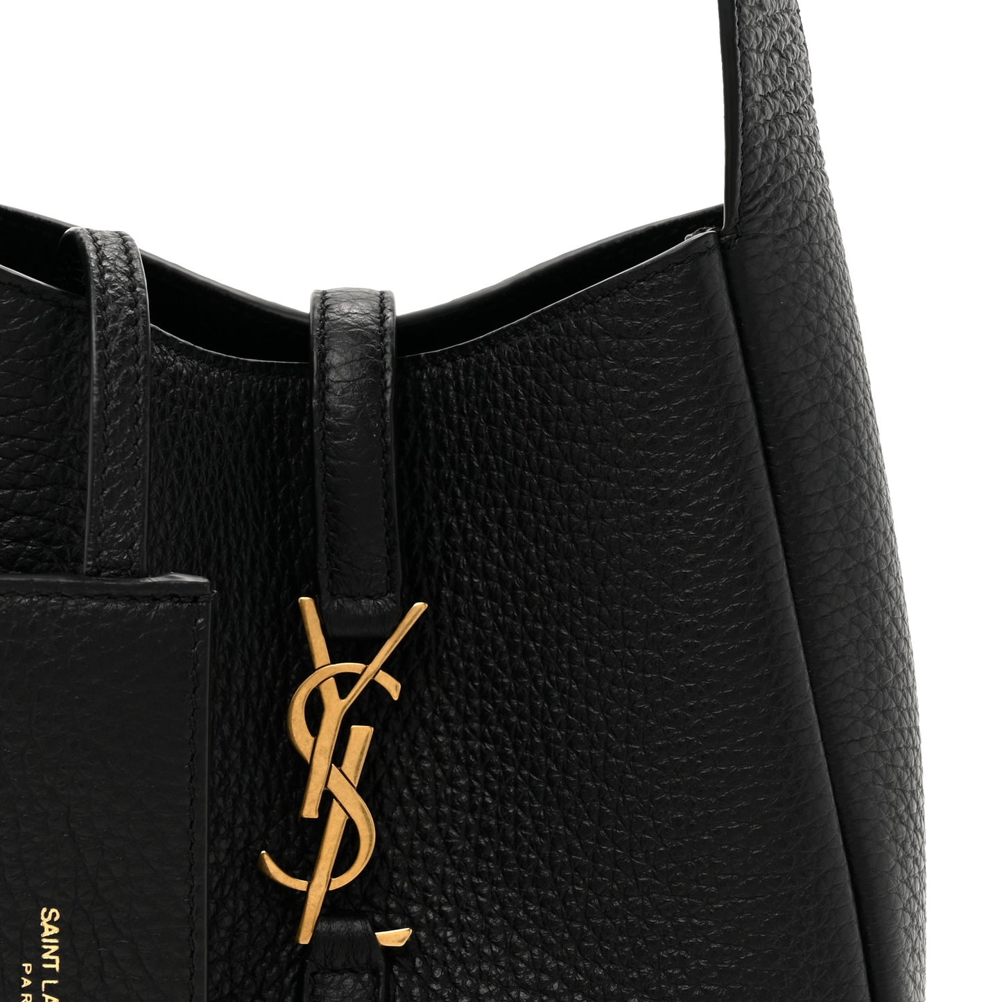 Smooth Calfskin Baby Le 5 A 7 Soft Hobo Black