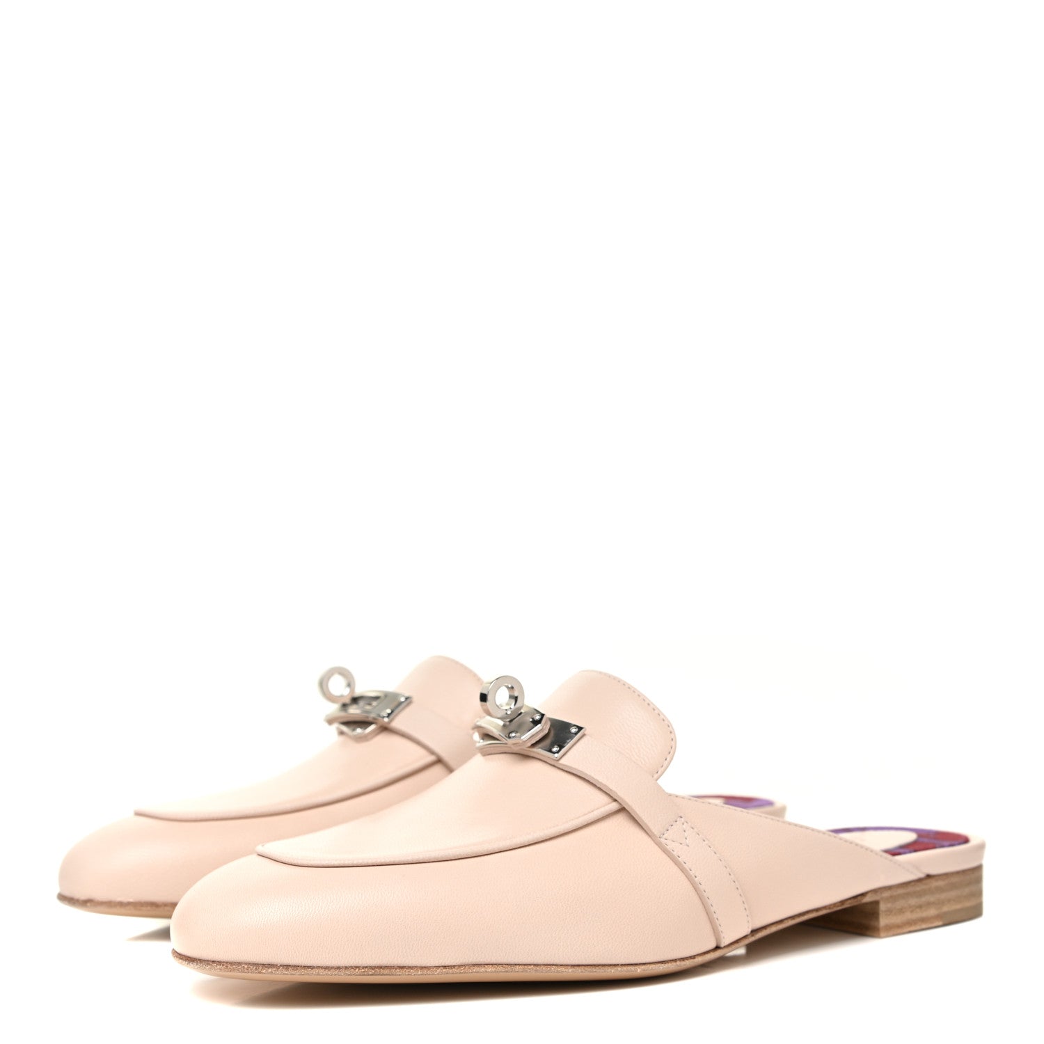 Hermes Goatskin Oz Mules 37 Blanc Poros 3 of 8