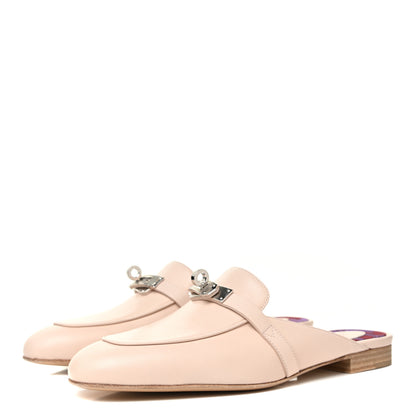 Hermes Goatskin Oz Mules 37 Blanc Poros 3 of 8