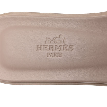 Hermes Box Calfskin Oran Sandals 36 Bois De Santal 7 of 8