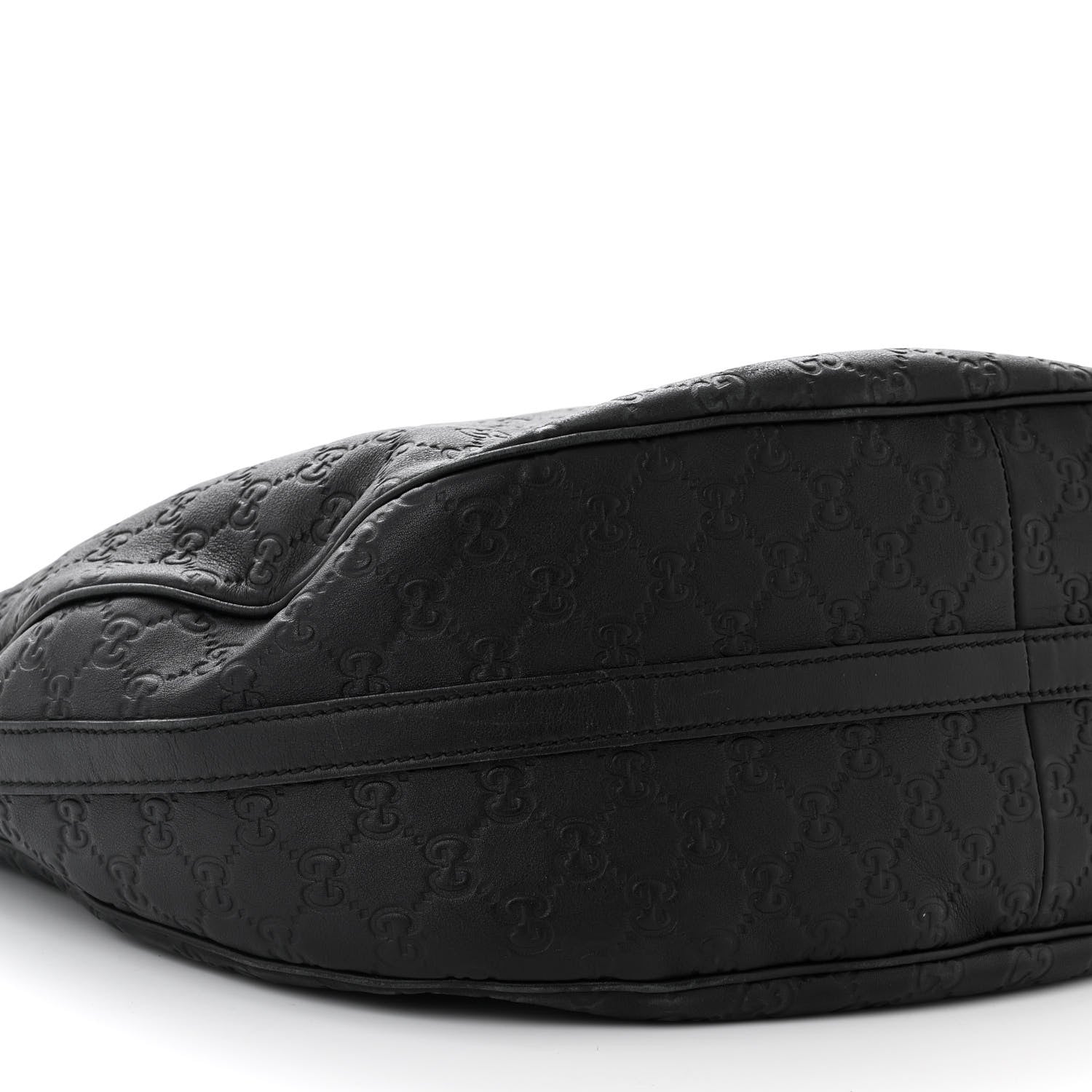 Gucci Guccissima Large GG Twins Hobo Black 9 of 13