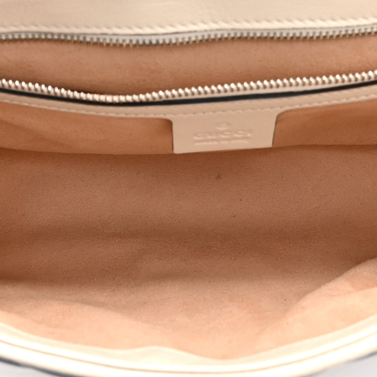 Gucci Vintage Effect Calfskin Matelasse Diagonal Small Torchon GG Marmont Shoulder Bag Blue Agata Mystic White 5 of 12
